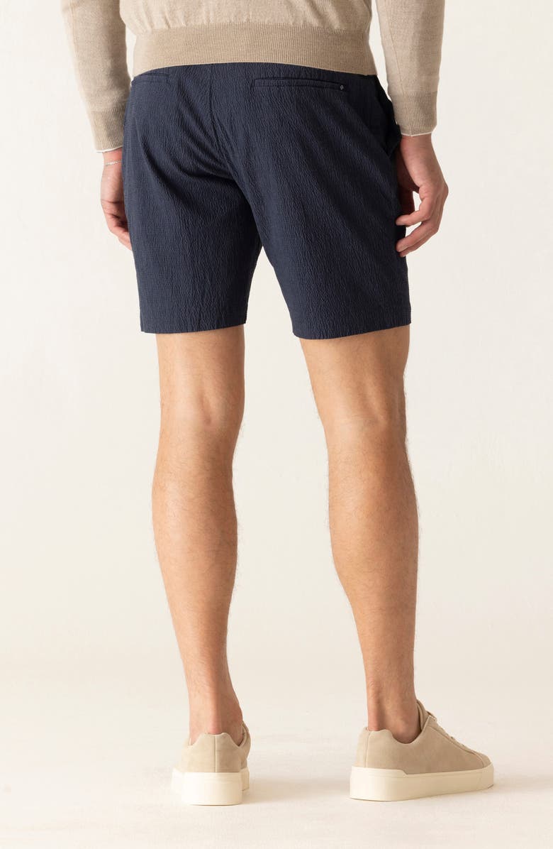 DEKE Oasis Supernatural Stretch Seersucker Bermuda Shorts, Alternate, color, Indigo Mini Check