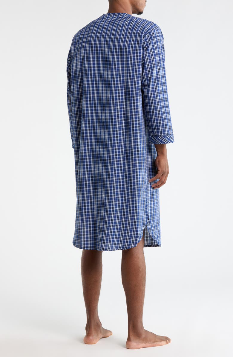 Majestic International Sunset Blues Cotton Blend Nightshirt, Alternate, color, Cobalt