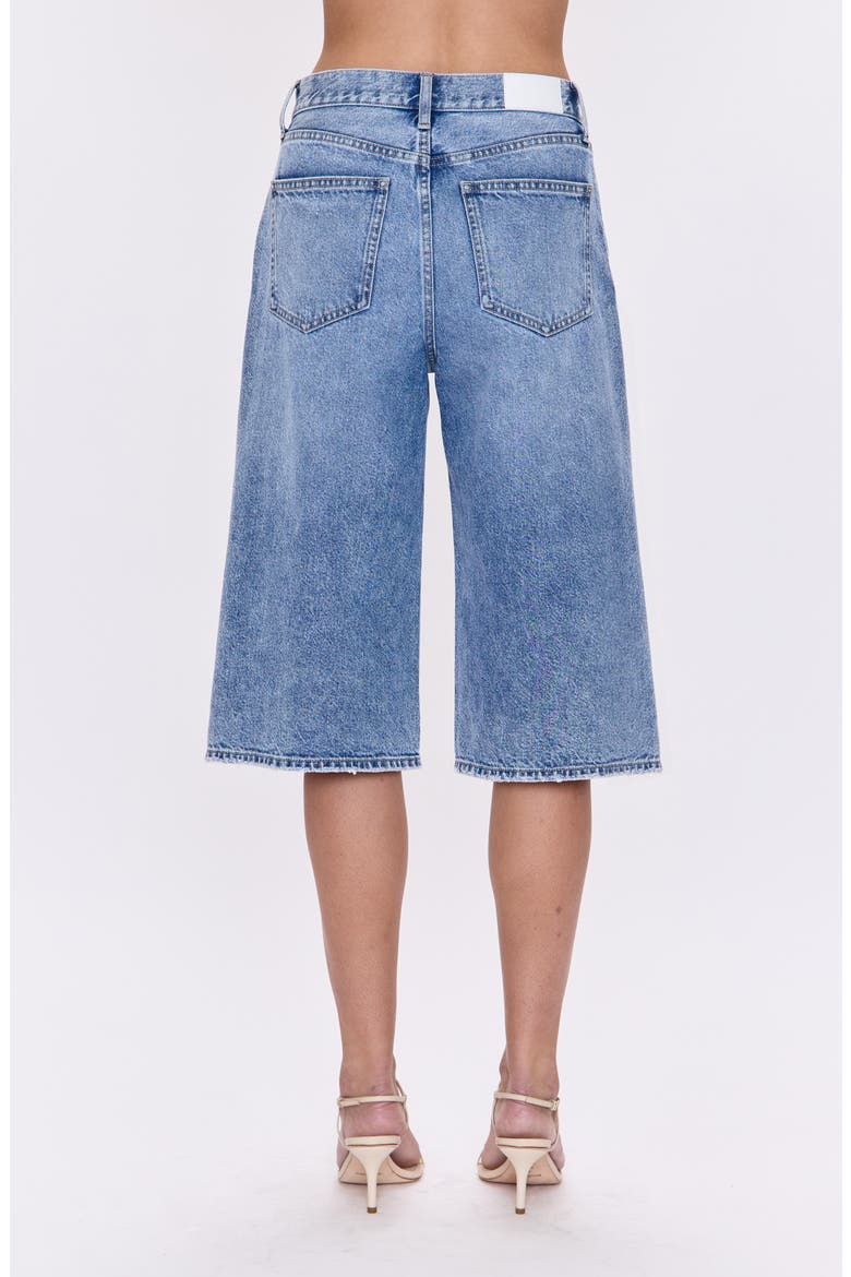 Linden High Waist Denim Bermuda Shorts, Alternate, color, BUNGALOW