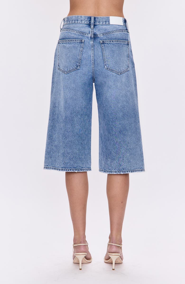 Pistola Linden High Waist Denim Bermuda Shorts, Alternate, color, Bungalow