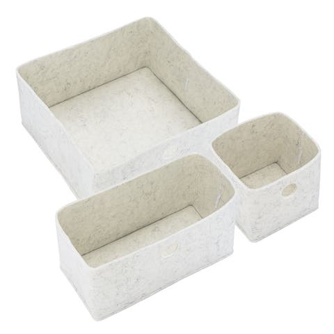 3 Pack Felt Drawer Organizers