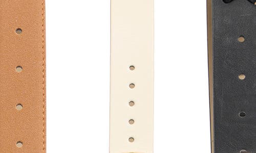 Vince Camuto 3-for-1 Buckle Belt Set In Whiskey