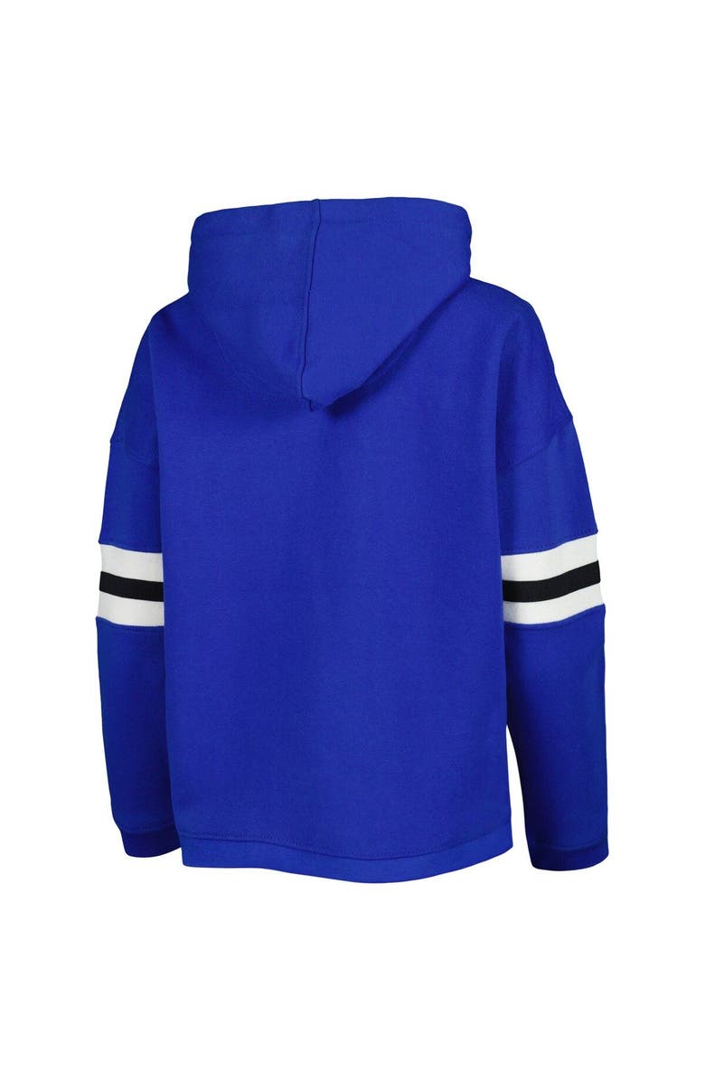 PRESSBOX Women's Pressbox Royal Kentucky Wildcats Super Pennant Pullover Hoodie, Alternate, color, Royal