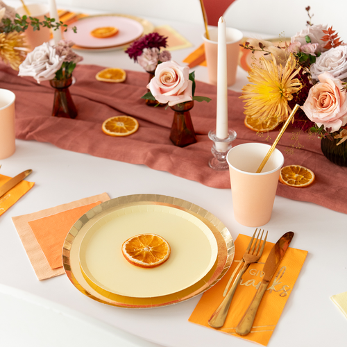 Jollity & Co Shade Collection Dinner Plates In Lemon