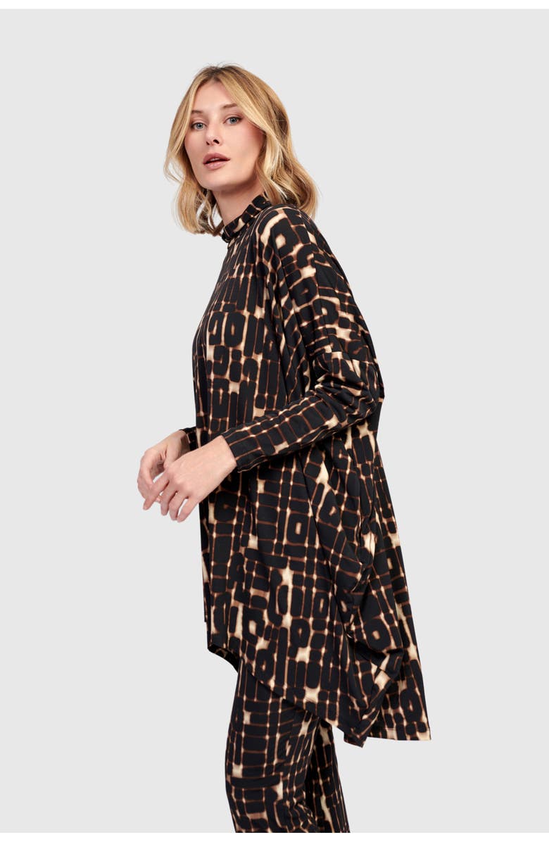 Alembika Orbit Swing Turtleneck, Alternate, color, Matrix