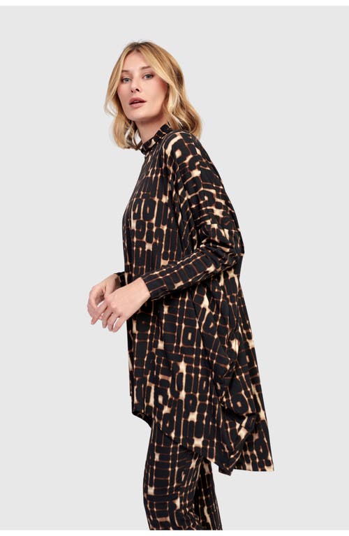 Alembika Orbit Swing Turtleneck In Black