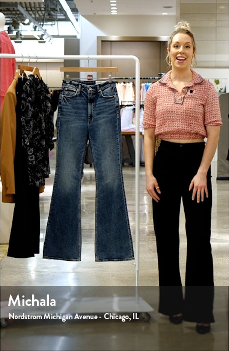 Casey High Rise Flare Leg Jeans, sales video thumbnail