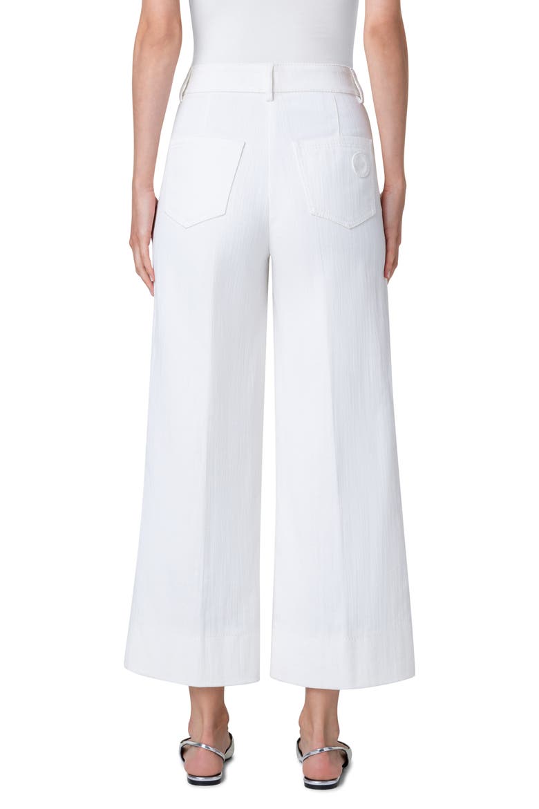 Chiara Wide Leg Crop Pants, Alternate, color, CREAM