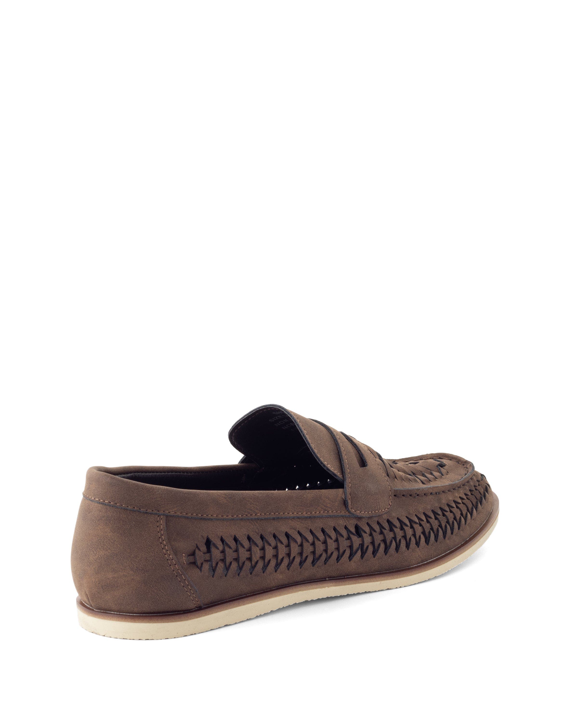 Uncut Sherborne Huarache Shoe, Alternate, color, Chocolate Nubuck Pu