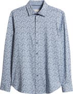 Bugatchi Jimmy OoohCotton® Floral Button-Up Shirt
