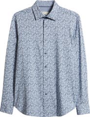 Bugatchi Jimmy OoohCotton® Floral Button-Up Shirt