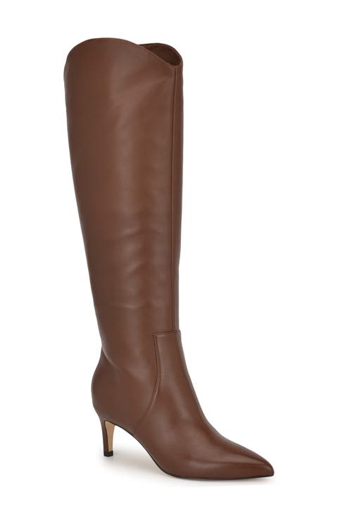 Sirena Pointed Toe Knee High Boot