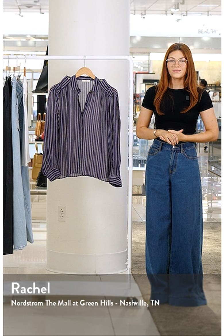 Ginger Metallic Stripe Shirt video