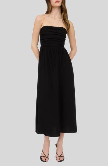 【Blu Pepper】★残りわずか★ Strapless Midi Dress Blu Pepper Strapless Midi Dress | Nordstromrack