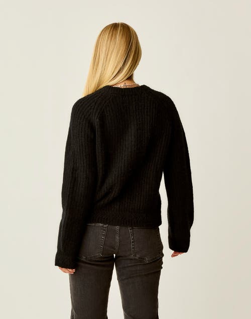 Carve Designs Daphne Wool Cardigan In Black