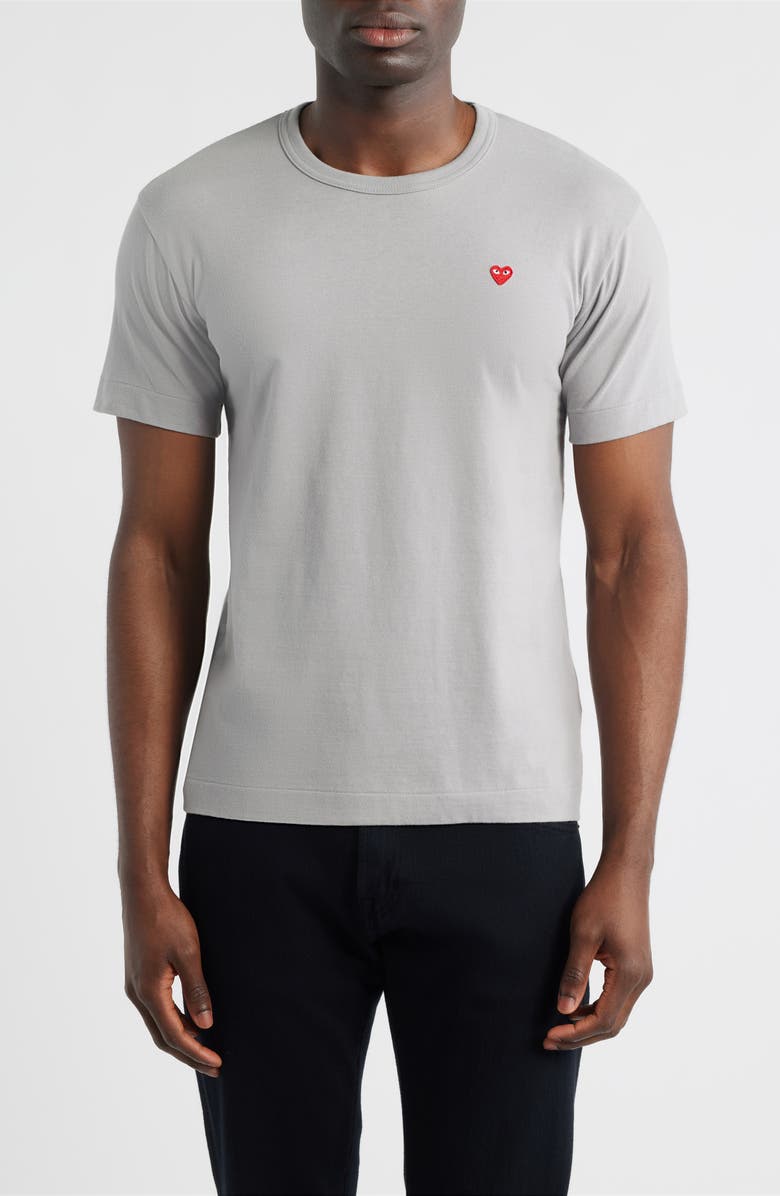 Comme des Garçons PLAY Small Heart Cotton T-Shirt, Main, color, 