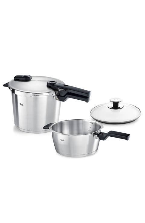 Vitaquick Premium Set, Pressure Cooker with Glass Lid