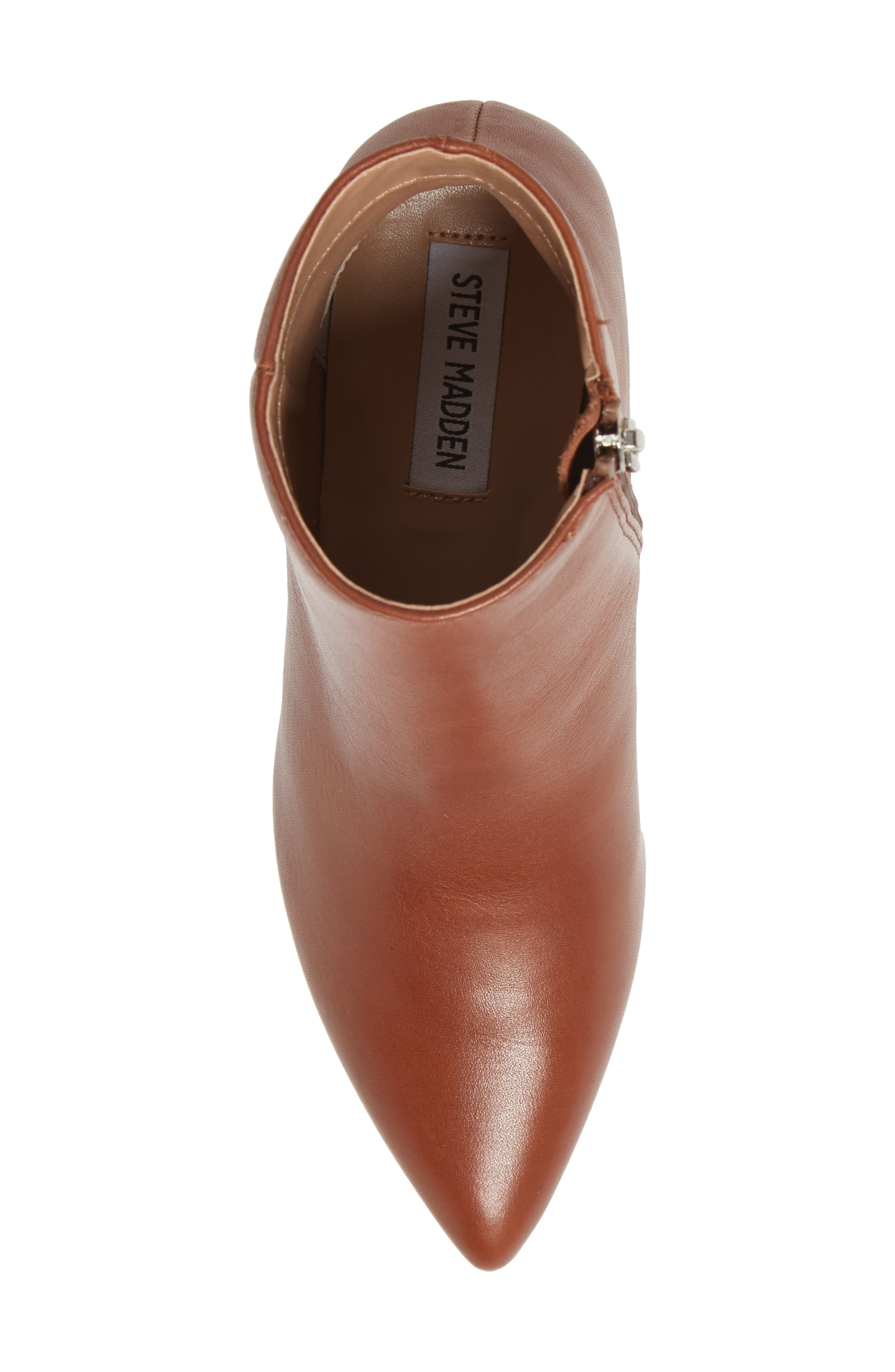 Nix Pointed Toe Bootie, Alternate, color, COGNAC LEATHER