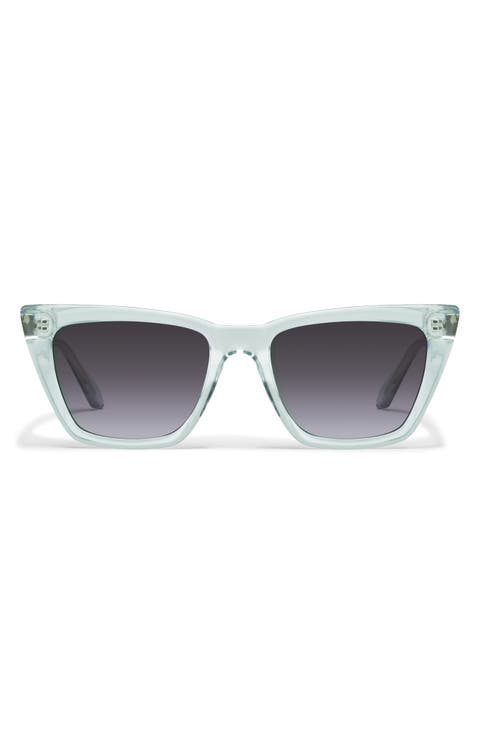 Call The Shots 54mm Gradient Cat Eye Sunglasses