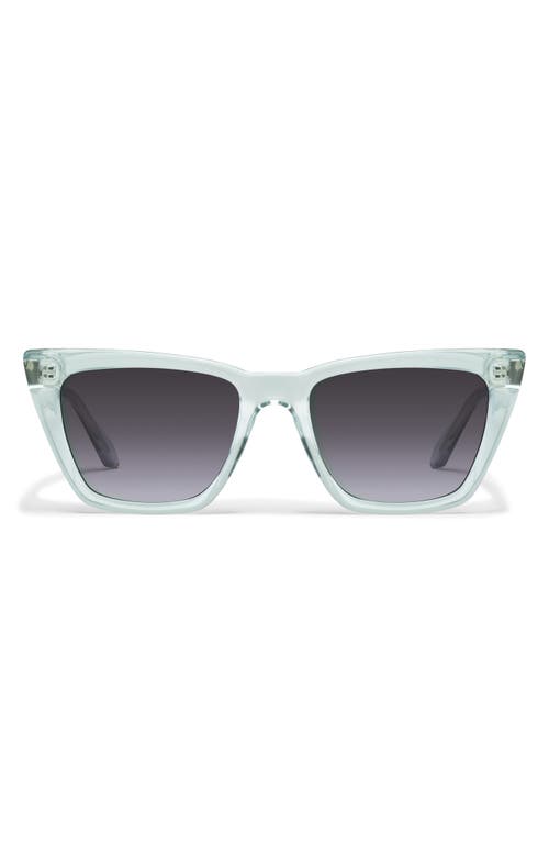 Quay Call The Shots 54mm Gradient Cat Eye Sunglasses In Gray