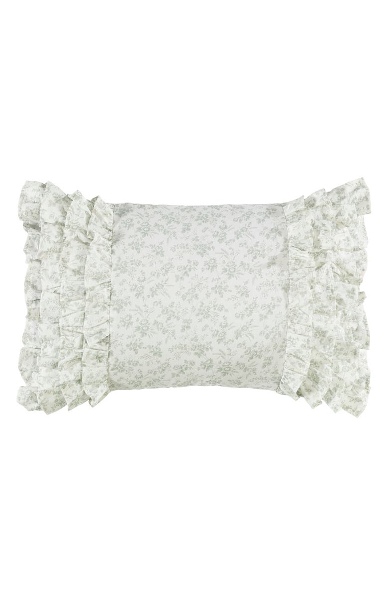 Laura Ashley Harper Throw Pillow, Main, color, Sage