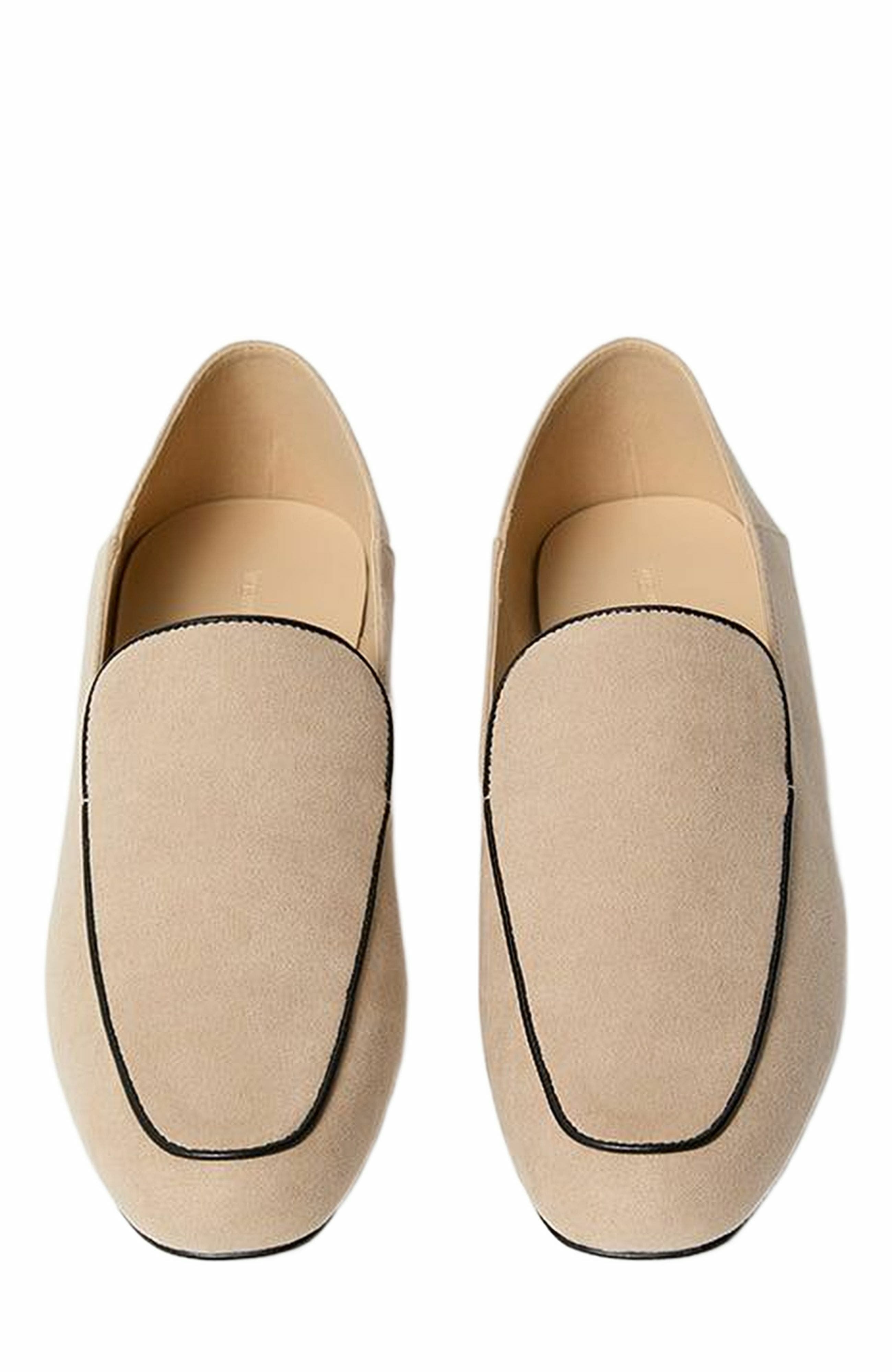 WeWoreWhat Loafer, Alternate, color, Taupe/Black