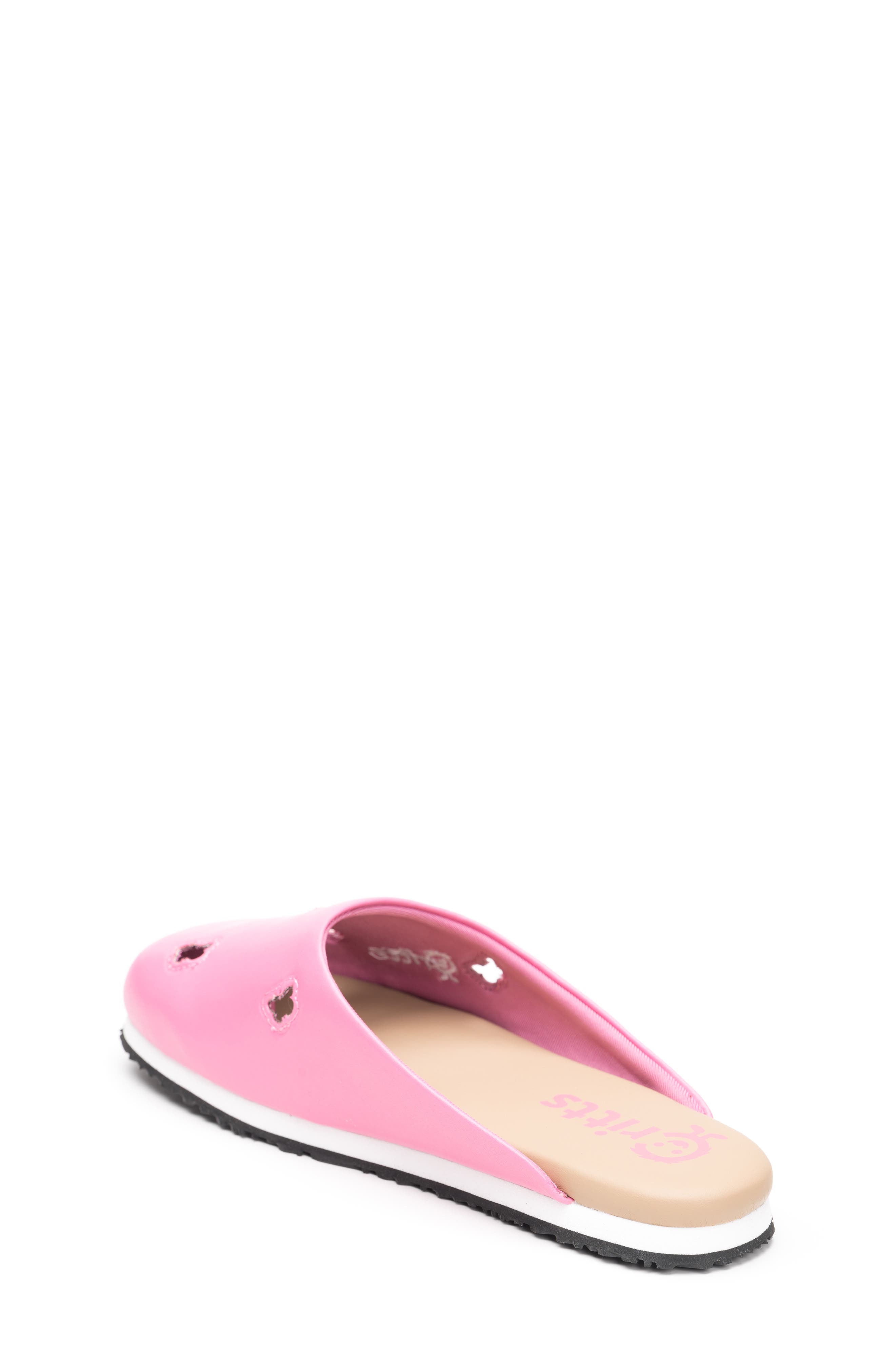 CRITTS Flip Critts Clog, Alternate, color, Hot Pink Butterflies