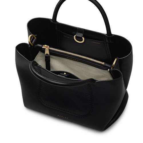Radley The Compton Small Ziptop Satchel Bag In Black