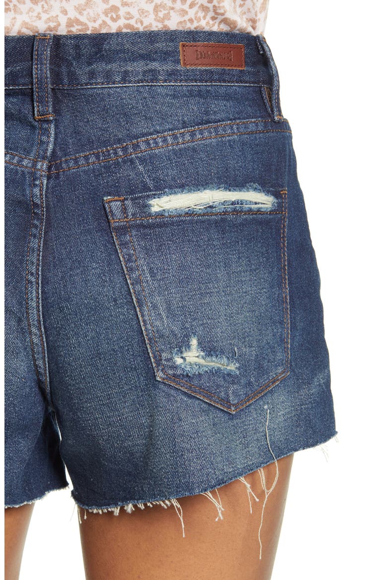 The Barrow Distressed Denim Shorts, Alternate, color, IN THE END