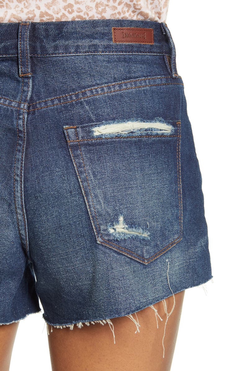 BLANKNYC The Barrow Distressed Denim Shorts, Alternate, color, 