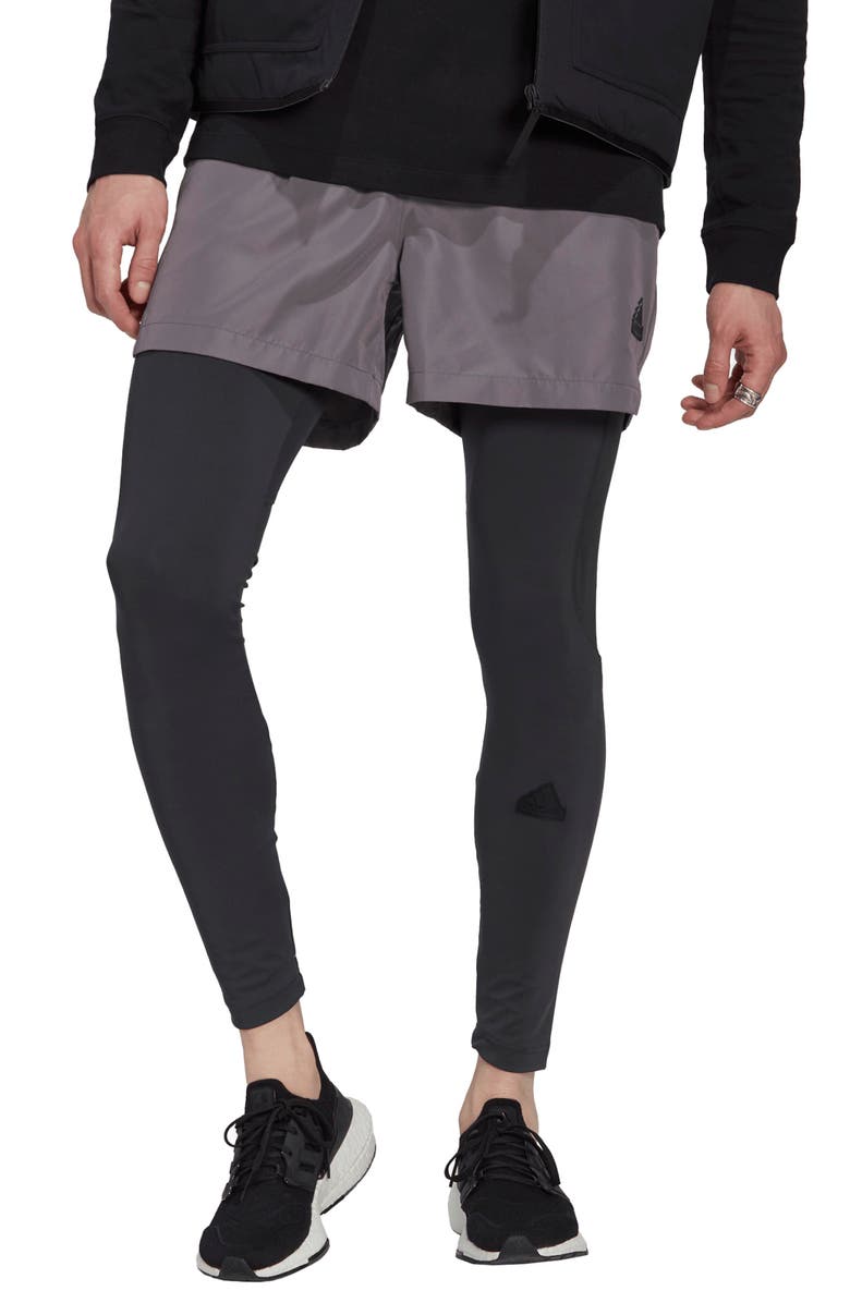 adidas Running Tights, Main, color, 