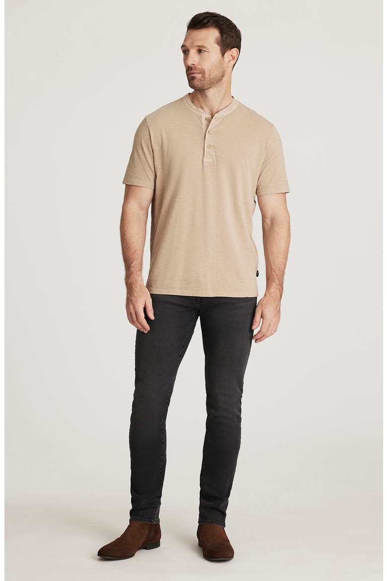 Slub Cotton Short Sleeve Henley, Alternate, color, TWILL