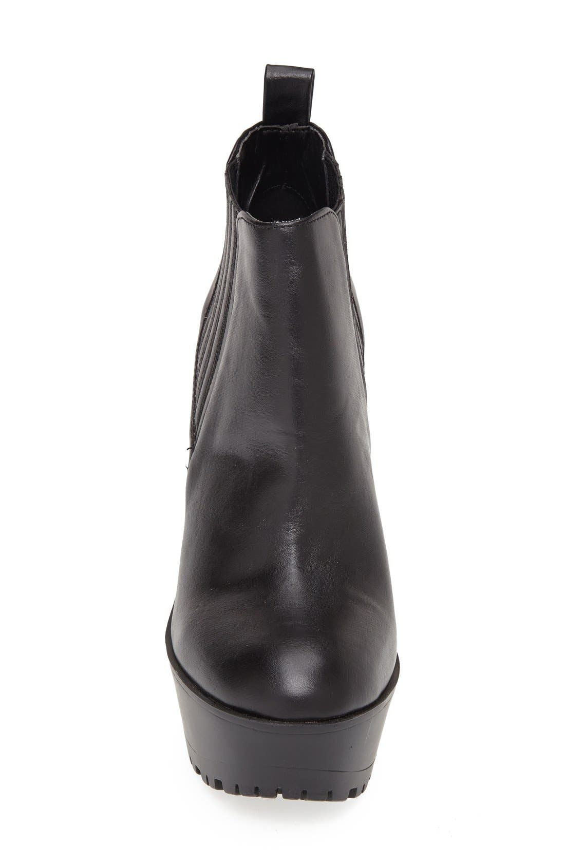 KENDALL + KYLIE Madden Girl 'Chicc' Platform Bootie, Alternate, color, BLACK