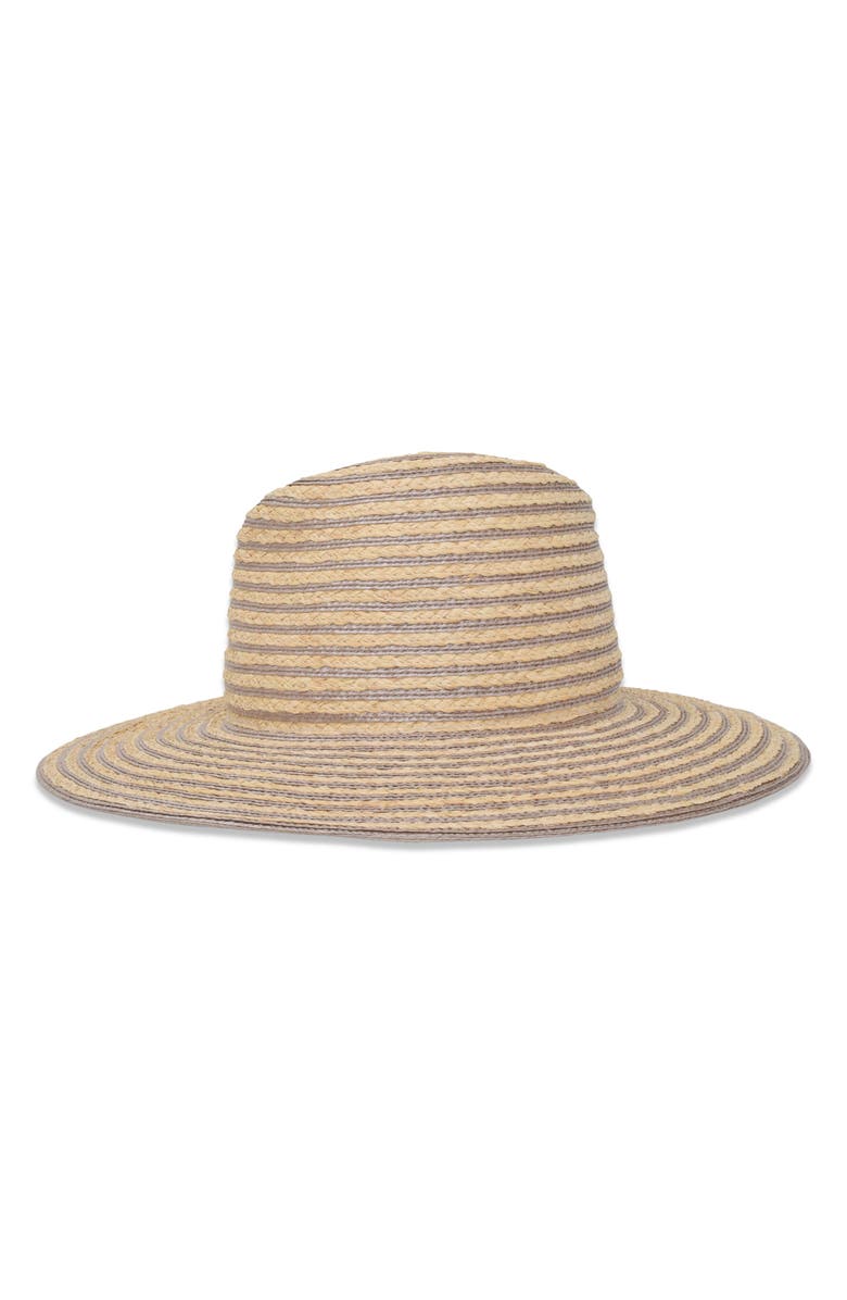 Gigi Burris Millinery Jeanne Packable Raffia Sun Hat, Alternate, color, 