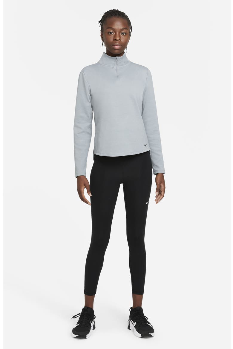 Therma-FIT One Long Sleeve Half Zip Pullover, Alternate, color, PARTICLE GREY/ HEATHER/ BLACK