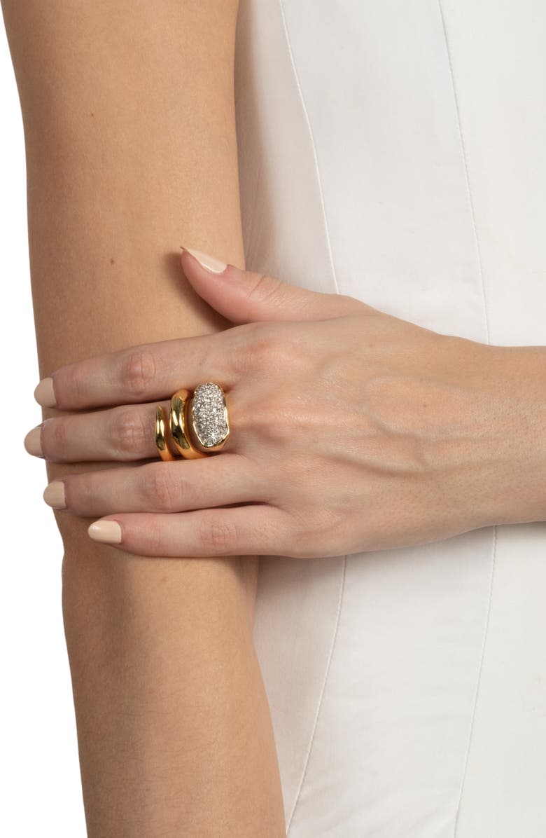 Alexis Bittar Solanales Crystal Coiled Ring, Alternate, color, Crystals