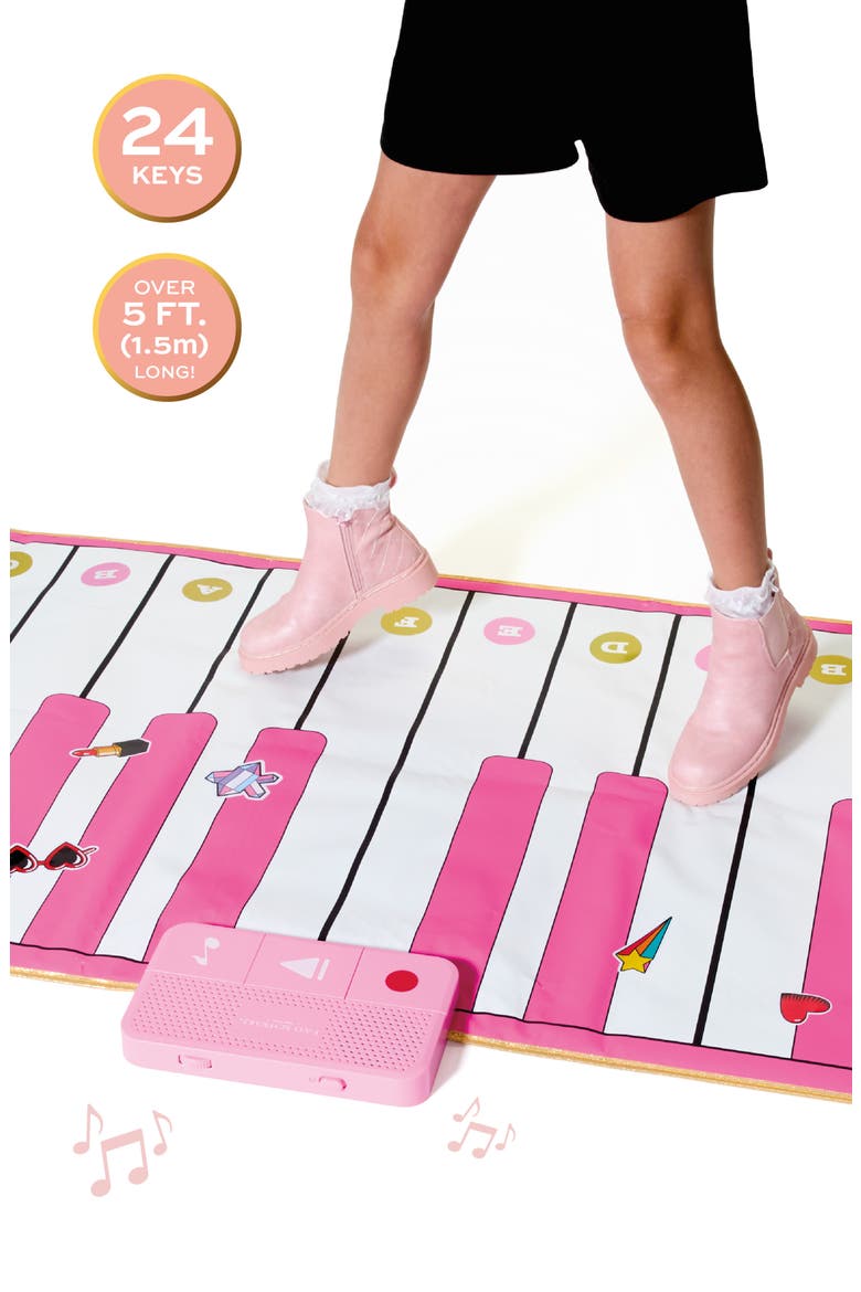 Toy Piano Dance Mat, Alternate, color, LIGHT/ PASTEL PINK