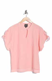 Bobeau Tie Dolman Sleeve Top