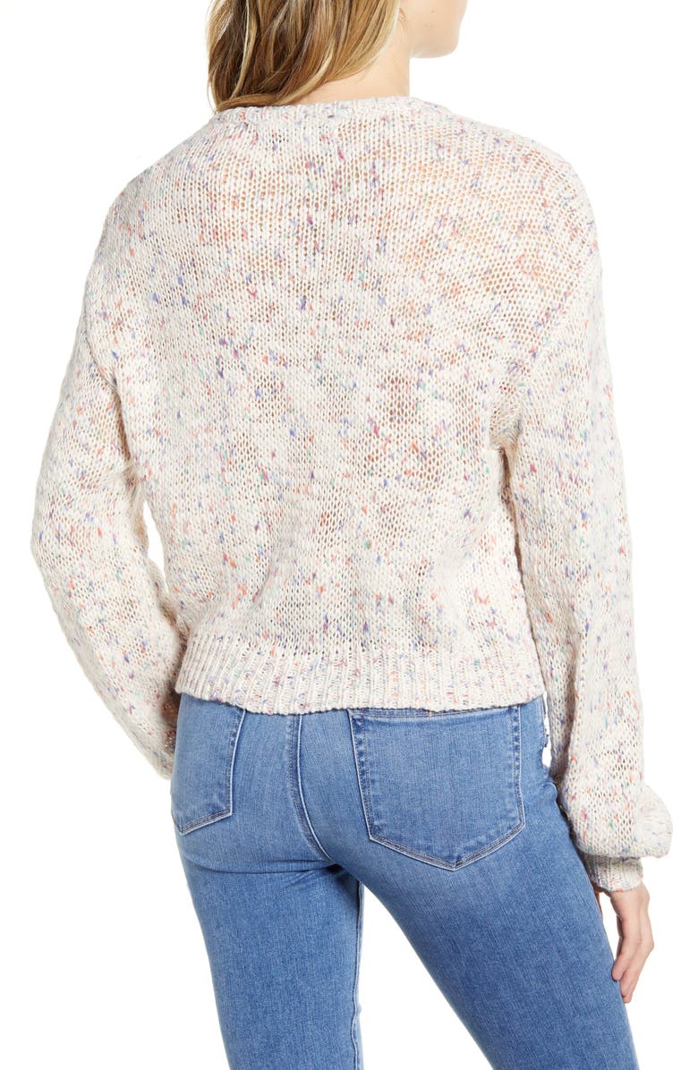 cupcakes and cashmere Arnhem Speckle Sweater, Alternate, color, 