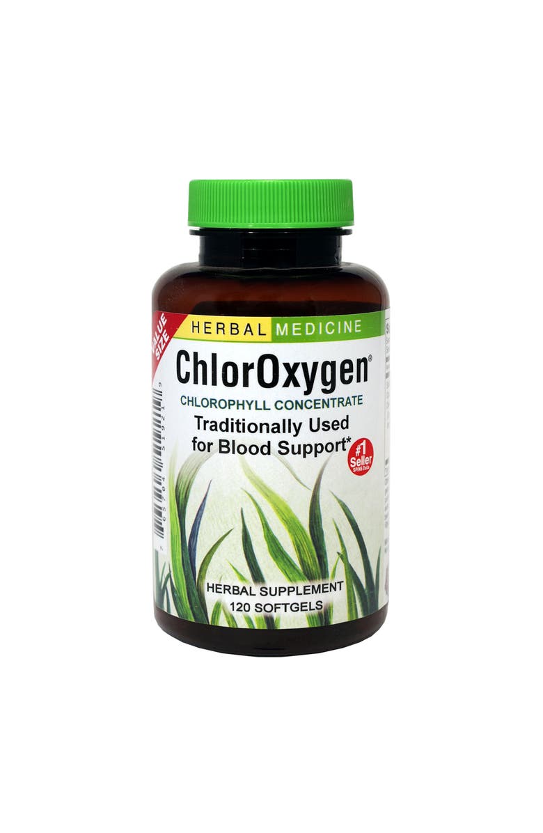 Trace Minerals Herbs ETC. Chloroxygen Softgels, 120 CT, Main, color, NO COLOR