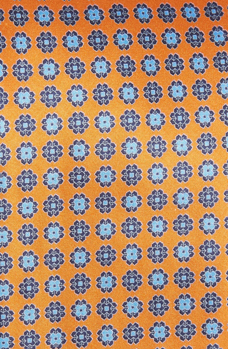 ZEGNA Ermenegildo Zegna Medallion Silk Tie, Alternate, color, 