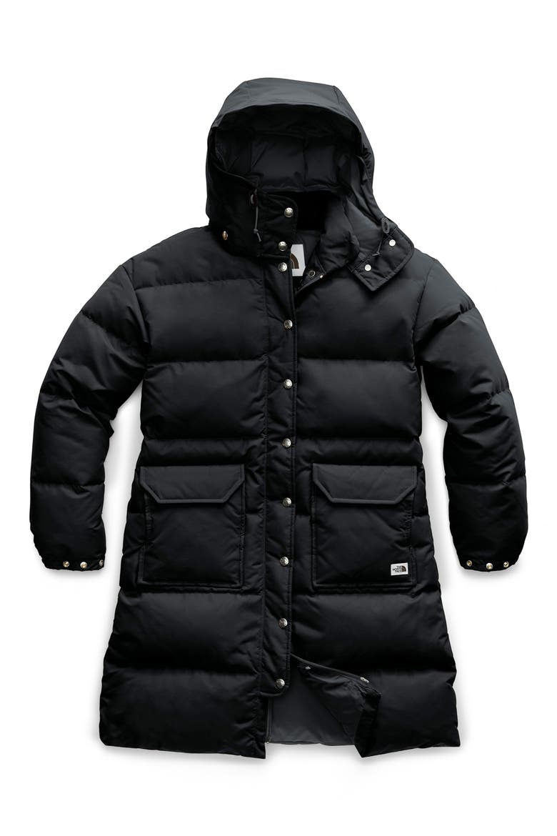 Sierra Water Repellent Down Parka, Alternate, color, TNF BLACK