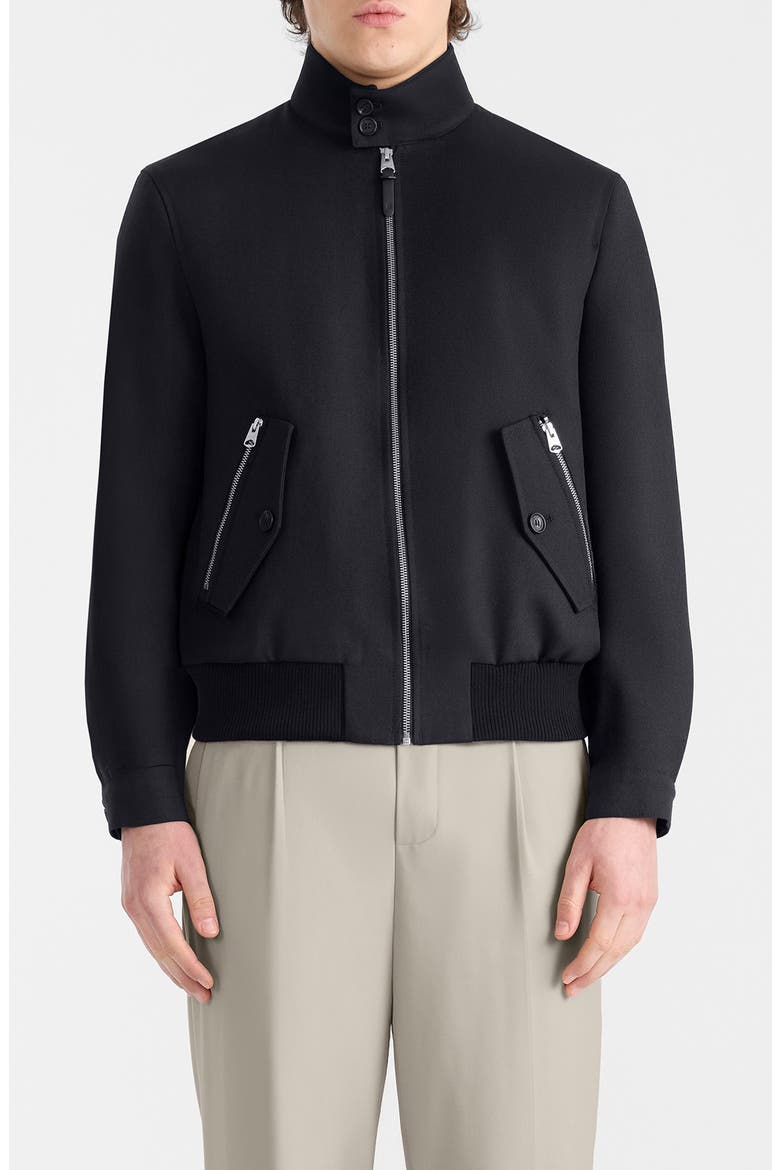 Royce Virgin Wool Gabardine Jacket, Main, color, NAVY