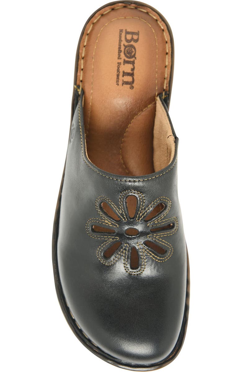 Børn Torry Clog, Alternate, color, Black Leather