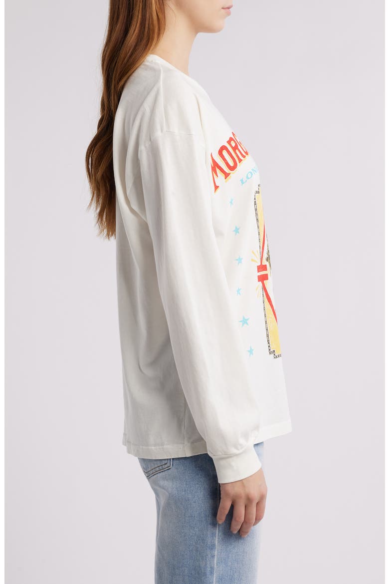 Morgan Wallen Long Sleeve Cotton Graphic T-Shirt, Alternate, color, VINTAGE WHITE