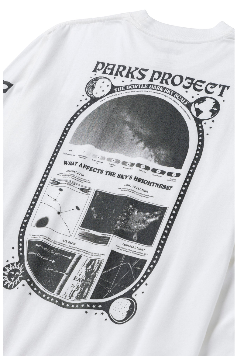 Dark Sky Scale Long Sleeve Tee, Alternate, color, Marshmallow