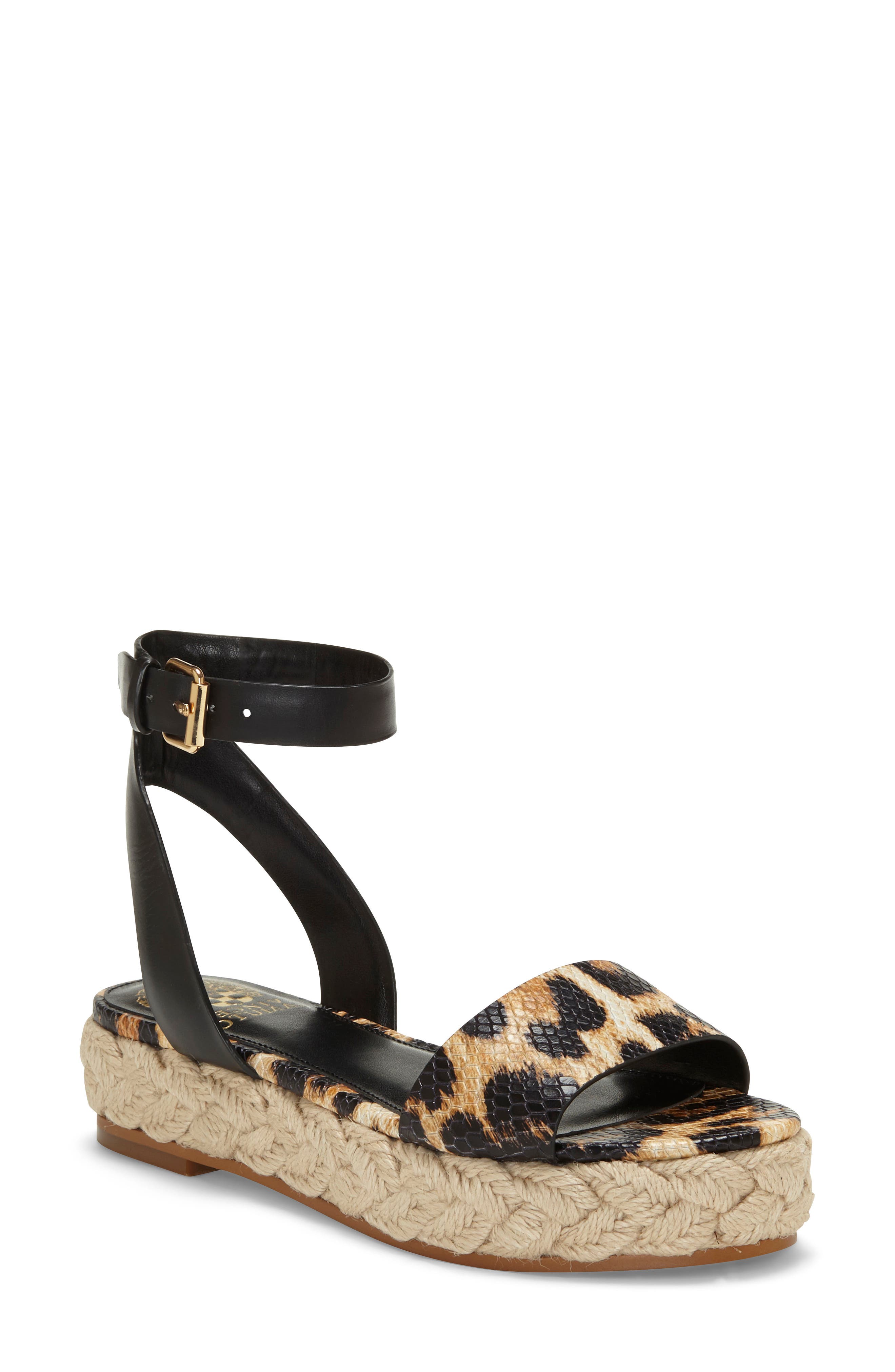 Vince Camuto Defina Ankle Strap Platform Sandal, Main, color, 