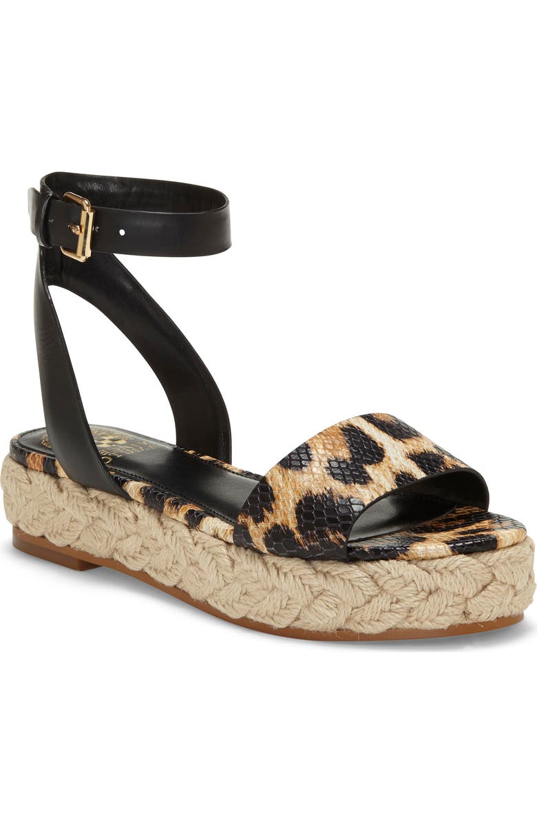 Vince Camuto Defina Ankle Strap Platform Sandal, Main, color,