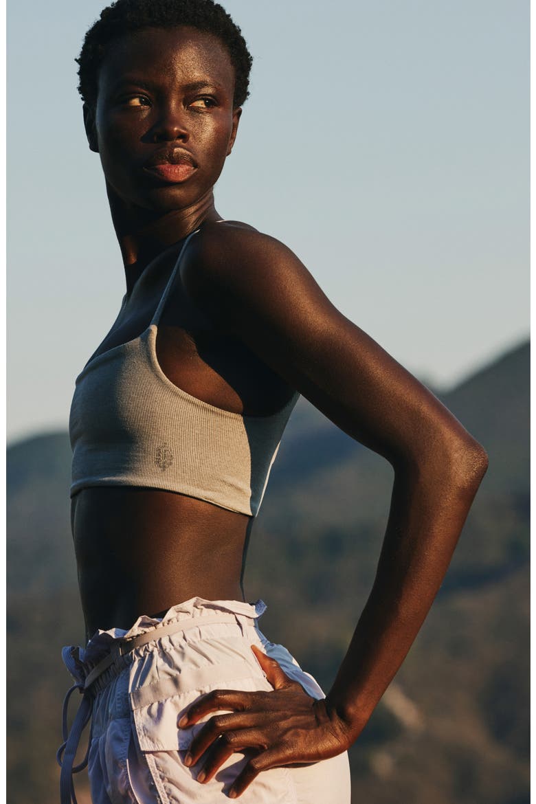 FP Movement Tighten Up Mini Sports Bra, Alternate, color, HEATHER GREY