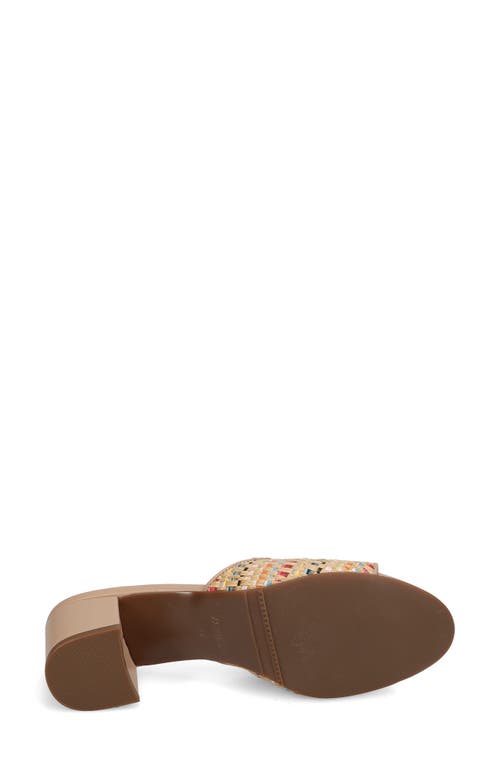 Vaneli Oksana Block Heel Sandal In Natural/multi